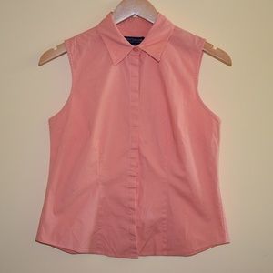 Ann Taylor | 8P | Peach Sleeveless Blouse